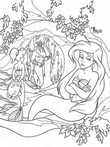 The Little Mermaid coloring page 85 - Free printable