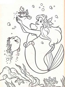 The Little Mermaid coloring page 87 - Free printable