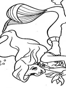 The Little Mermaid coloring page 91 - Free printable