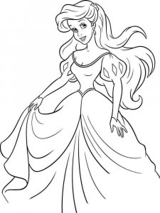 The Little Mermaid coloring page 92 - Free printable