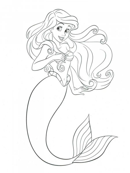 The Little Mermaid coloring pages