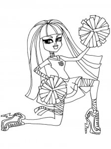 Monster High coloring page 12 - Free printable