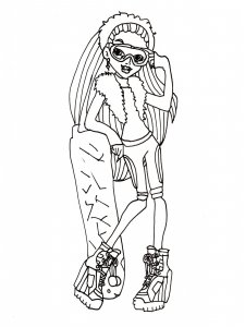 Monster High coloring page 13 - Free printable