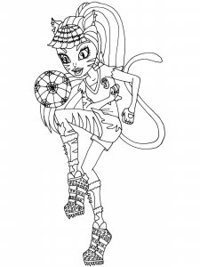 Monster High coloring page 17 - Free printable