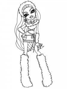 Monster High coloring page 18 - Free printable