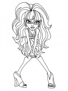 Monster High coloring page 19 - Free printable