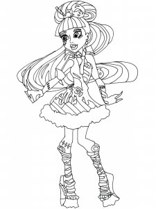 Monster High coloring page 2 - Free printable