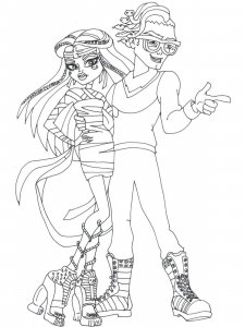 Monster High coloring page 20 - Free printable