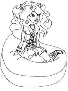 Monster High coloring page 22 - Free printable