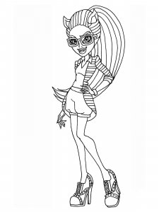Monster High coloring page 24 - Free printable