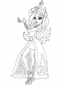 Monster High coloring page 27 - Free printable