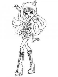 Monster High coloring page 29 - Free printable