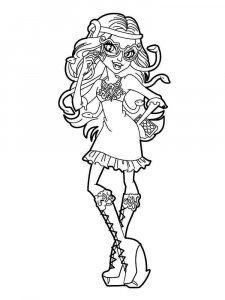 Monster High coloring page 30 - Free printable