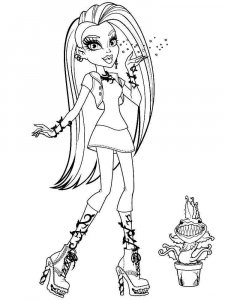 Monster High coloring page 31 - Free printable
