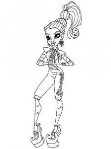 Monster High coloring page 32 - Free printable