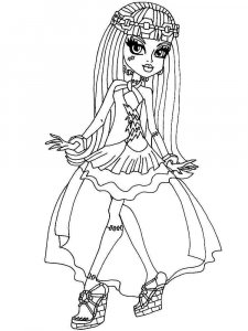 Monster High coloring page 33 - Free printable