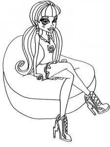 Monster High coloring page 34 - Free printable