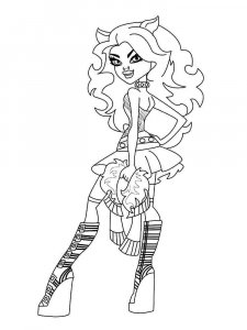 Monster High coloring page 36 - Free printable