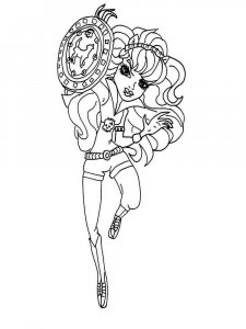 Monster High coloring page 38 - Free printable