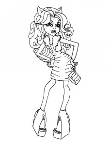 Monster High coloring page 39 - Free printable