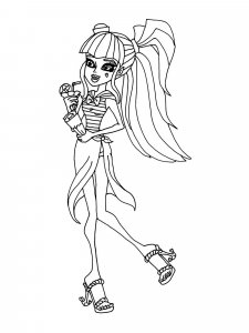 Monster High coloring page 40 - Free printable
