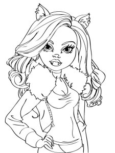 Monster High coloring page 42 - Free printable