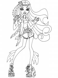 Monster High coloring page 43 - Free printable