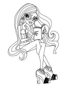Monster High coloring page 44 - Free printable