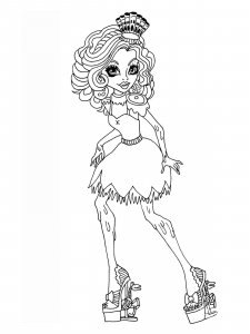 Monster High coloring page 45 - Free printable
