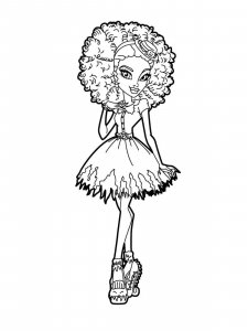 Monster High coloring page 49 - Free printable