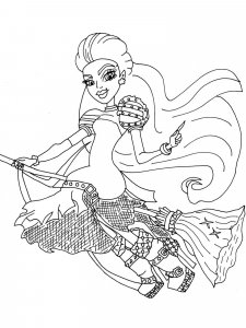 Monster High coloring page 5 - Free printable