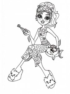 Monster High coloring page 51 - Free printable