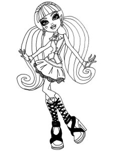 Monster High coloring page 52 - Free printable