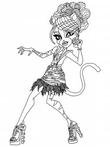 Monster High coloring page 53 - Free printable