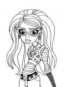 Monster High coloring page 54 - Free printable