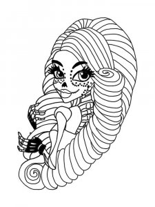 Monster High coloring page 58 - Free printable