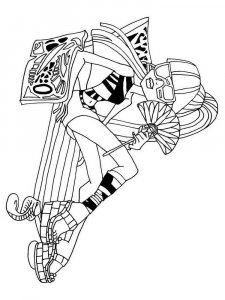 Monster High coloring page 6 - Free printable
