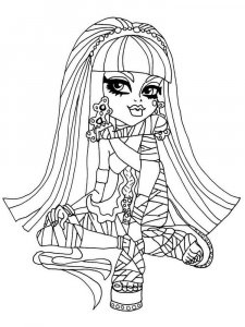 Monster High coloring page 60 - Free printable