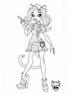 Monster High coloring page 61 - Free printable