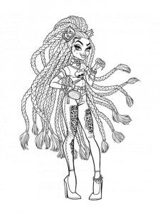 Monster High coloring page 62 - Free printable