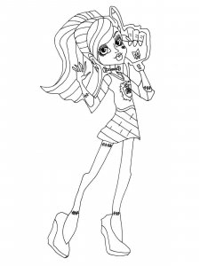 Monster High coloring page 64 - Free printable