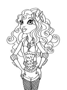 Monster High coloring page 65 - Free printable