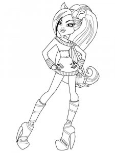 Monster High coloring page 67 - Free printable