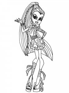 Monster High coloring page 7 - Free printable