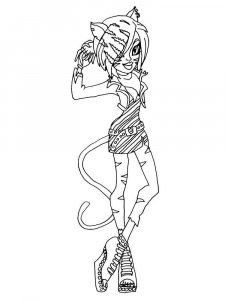 Monster High coloring page 70 - Free printable