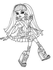 Monster High coloring page 72 - Free printable
