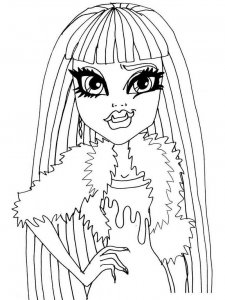 Monster High coloring page 73 - Free printable