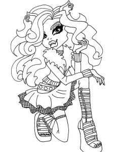 Monster High coloring page 74 - Free printable