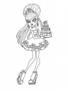 Monster High coloring page 75 - Free printable
