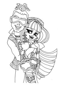 Monster High coloring page 76 - Free printable